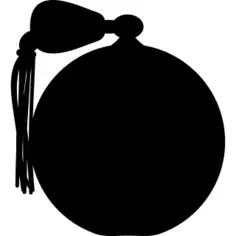 Spherical bottle of perfume