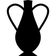Trophy jar silhouette