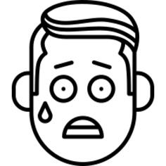 Shock Face with Drop
