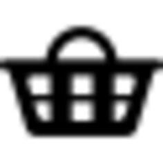 Shopping basket interface commercial symbol