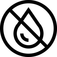 No water