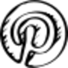 Pinterest sketched logo