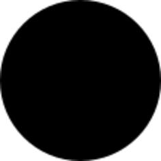 New moon phase circle
