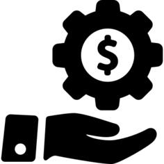 Hand with Money Gear