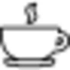 Coffee cup outline