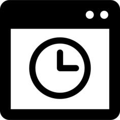 Open window with timer
