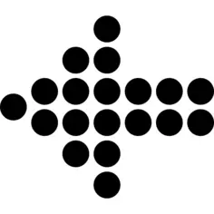 Left dots arrow