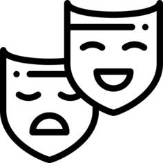 Theater masks