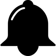 Bell black shape
