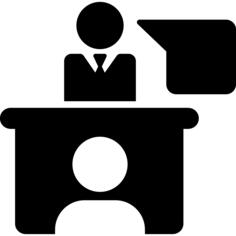 Person searching for a job