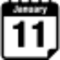 Daily calendar page on January 11
