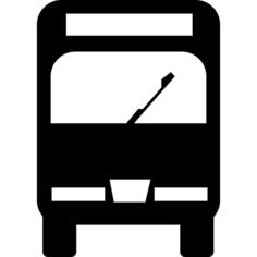 Bus front view