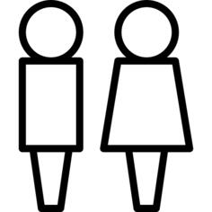 Toilets sign