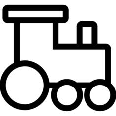Truck side view outline