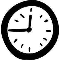 Clock hand drawn tool