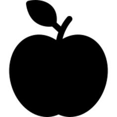 Apple with Leaf