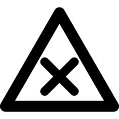 Warning harmful sign