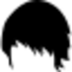 Short black hair