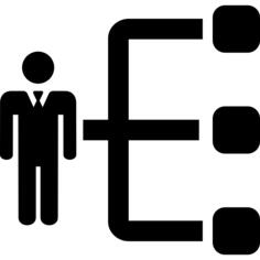 Businessman searching job