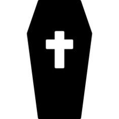 Halloween coffin