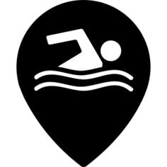 Swimming pool zone marker