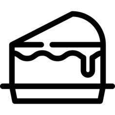 Piece of Cake On Plate