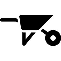 Wheelbarrow side view