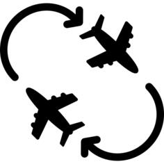 Planes circling