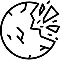 Destroyed planet