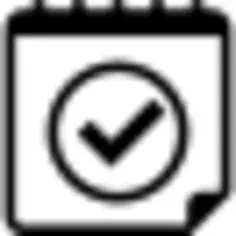 Approved sign on calendar page