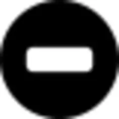 Minus sign in a circle