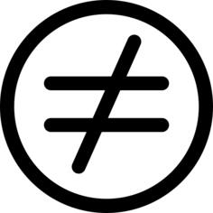 Is not equal to