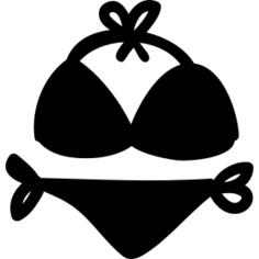 Bikini handmade symbol