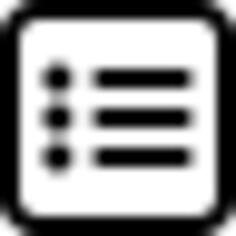 List square rounded interface symbol