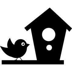 Bird and house