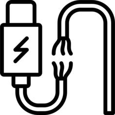 Broken cable