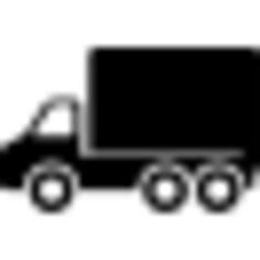 Truck side view pointing to left direction