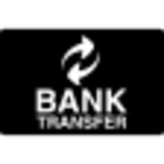 Bank transfer logo on black