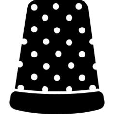 Sewing thimble black variant