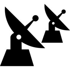 Parabolic antennas couple in perspective