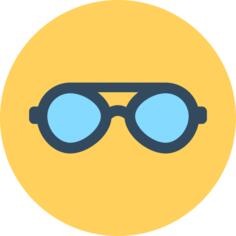 Swimming pool glasses