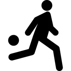 Football player running
