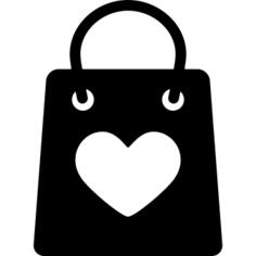 Bag with a heart