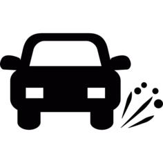 Car tire blowout
