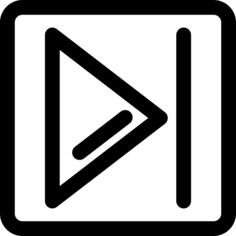 Next Track Square Button