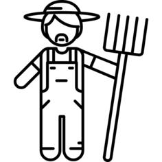Farmer Working