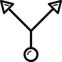 Two Arrows Diversion with Circle