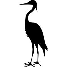 Bird crane shape