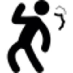 Person takes a hit
