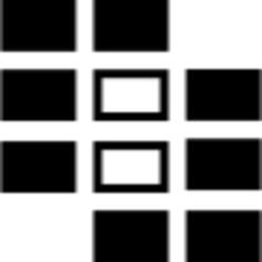 Rectangles symbol with intersection area
